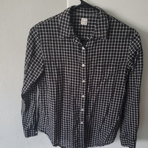 Madewell windowpane plaid shirt